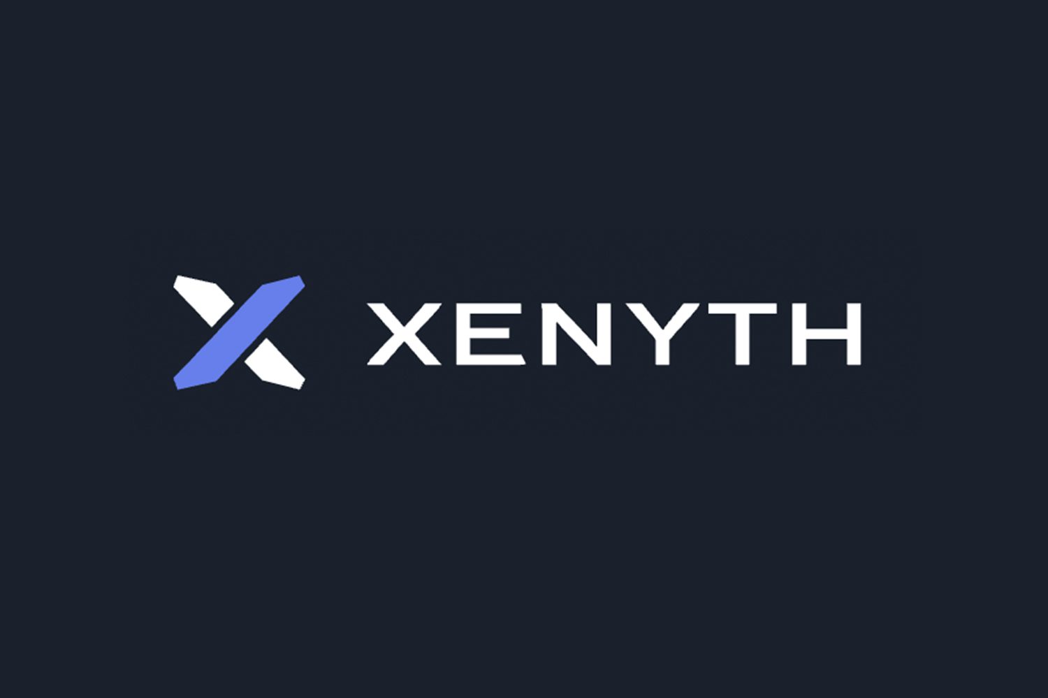 Announcement-Cover-18 Xenyth logo: white 'XENYTH' wordmark with a blue-and-white crossed emblem on a dark blue background.